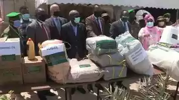 Free download AMISOM presents relief items to the Federal Government of Somalia video and edit with RedcoolMedia movie maker MovieStudio video editor online and AudioStudio audio editor onlin