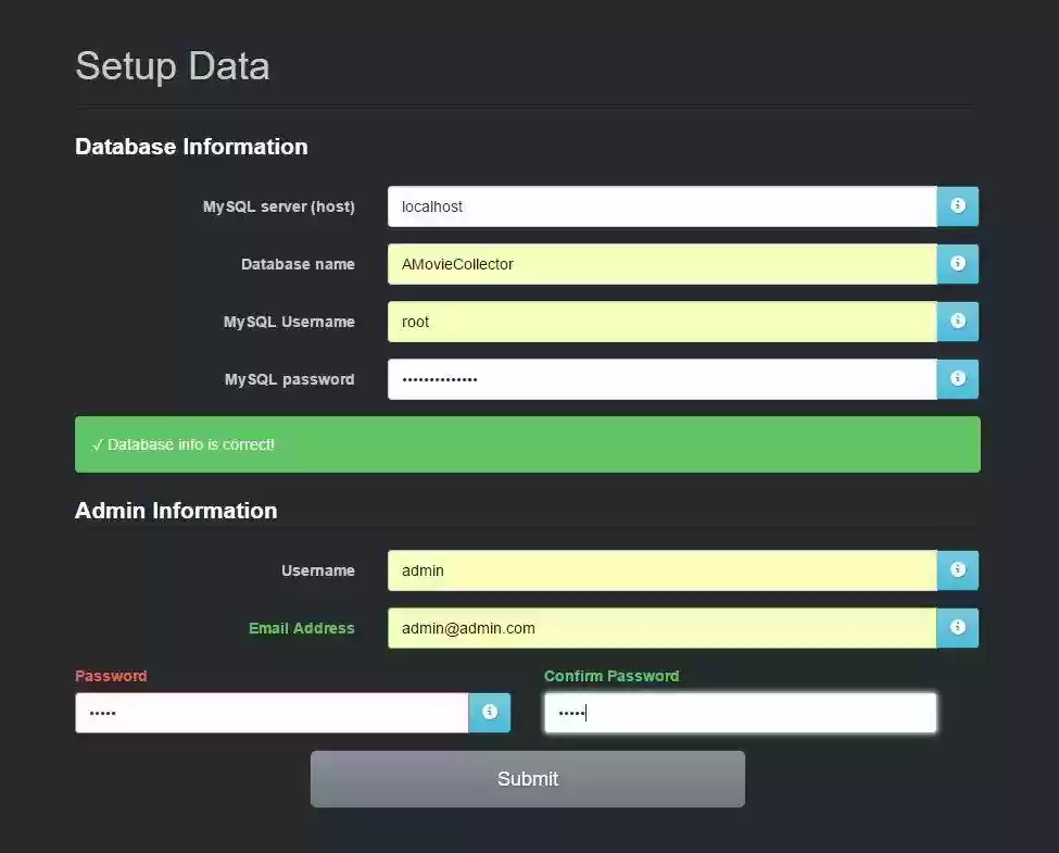 Download web tool or web app A Movie Collector CRUD