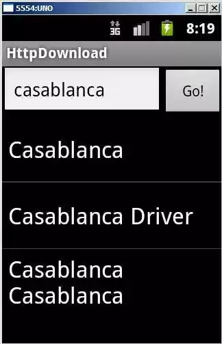 Download web tool or web app Android Movie Explorer