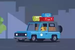 Free download Animated Cartoon Car video and edit with RedcoolMedia movie maker MovieStudio video editor online and AudioStudio audio editor onlin