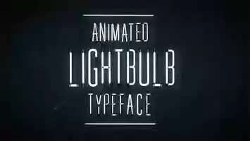 Free download Animated Lightbulb Typeface Motion Design video and edit with RedcoolMedia MovieStudio video editor online and AudioStudio audio editor onlin