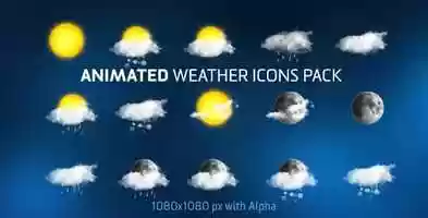 Free download Animated Weather Icons Motion Design video and edit with RedcoolMedia movie maker MovieStudio video editor online and AudioStudio audio editor onlin