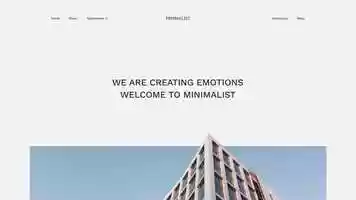 Free download Animation on Minimalist (Main page) video and edit with RedcoolMedia movie maker MovieStudio video editor online and AudioStudio audio editor onlin