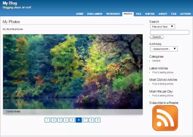 Download web tool or web app APEX Blogging Platform