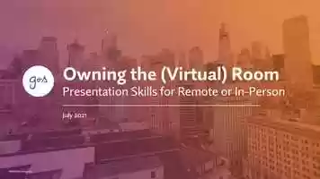 Free download ARC: Owning the (Virtual) Room (July 22, 2021) video and edit with RedcoolMedia movie maker MovieStudio video editor online and AudioStudio audio editor onlin
