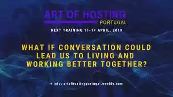 Free download ART OF HOSTING SPRING 2019 video and edit with RedcoolMedia movie maker MovieStudio video editor online and AudioStudio audio editor onlin