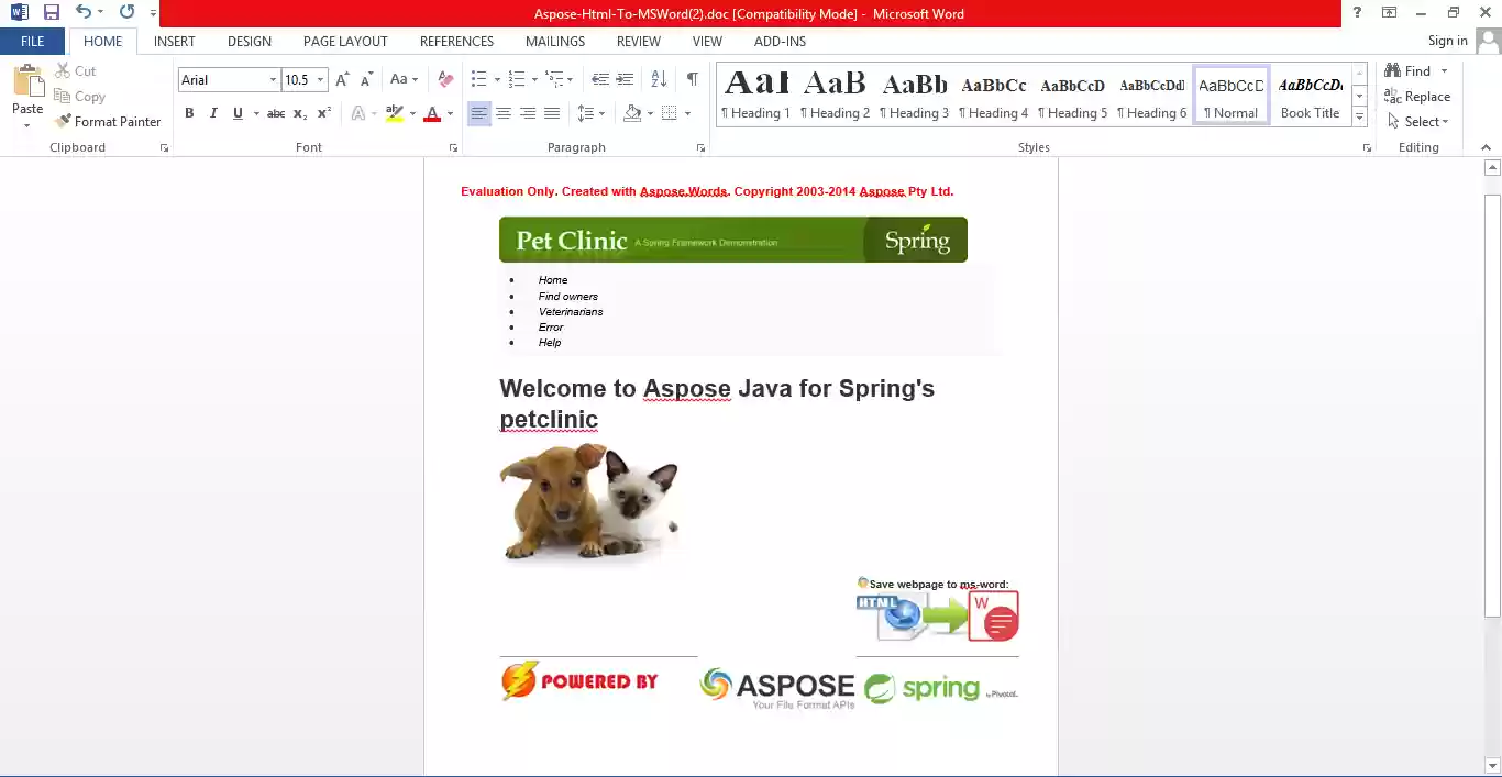 Download web tool or web app Aspose for Spring.Java Download web tool or web app Aspose for Spring.Java