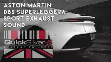 Free download Aston Martin DBS Superleggera Sports Exhaust by QuickSilver Exhausts video and edit with RedcoolMedia movie maker MovieStudio video editor online and AudioStudio audio editor onlin