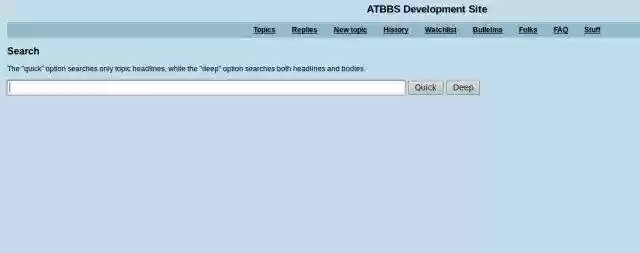 Download web tool or web app ATBBS