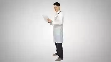 Free download Attractive confident doctor dancing with tablet after reading | Stock Footage - Videohive video and edit with RedcoolMedia movie maker MovieStudio video editor online and AudioStudio audio editor onlin