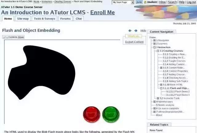 Download web tool or web app ATutor (Learning Management System) Download web tool or web app ATutor (Learning Management System)