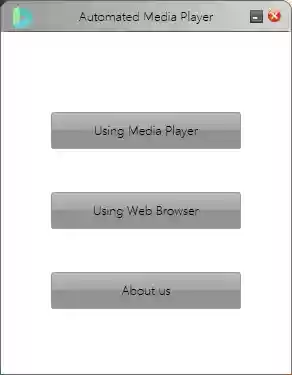 Download web tool or web app Automated Media Player