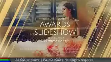 Free download Awards Slideshow | After Effects Project Files - Videohive template video and edit with RedcoolMedia movie maker MovieStudio video editor online and AudioStudio audio editor onlin