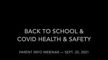 Free download Back-to-School and COVID Health  Safety: Parent Info Session Sept. 2021 video and edit with RedcoolMedia movie maker MovieStudio video editor online and AudioStudio audio editor onlin