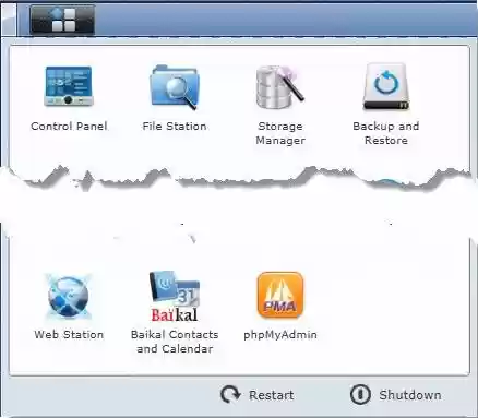 Download web tool or web app Baikal for Synology