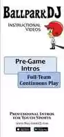 Free download BallparkDJ Full-Team Pre-Game Continuous-Play Introductions video and edit with RedcoolMedia movie maker MovieStudio video editor online and AudioStudio audio editor onlin