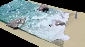 Free download Beach FLIP simulation (Houdini) video and edit with RedcoolMedia movie maker MovieStudio video editor online and AudioStudio audio editor onlin