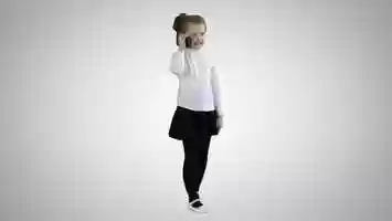 Free download Beautiful little girl, talking on the phone on gradient background. | Stock Footage - Videohive video and edit with RedcoolMedia movie maker MovieStudio video editor online and AudioStudio audio editor onlin