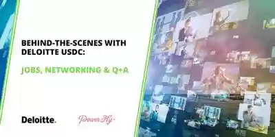 Free download Behind-The-Scenes with Deloitte USDC: Jobs, Networking  Q+A video and edit with RedcoolMedia movie maker MovieStudio video editor online and AudioStudio audio editor onlin