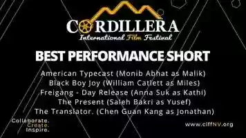 Free download Best Performance Short Film - Cordillera Intl Film Festival 2020 video and edit with RedcoolMedia movie maker MovieStudio video editor online and AudioStudio audio editor onlin