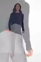 Free download Beyond Yoga Back Out Reversible Cropped Pullover - Nocturnal Navy video and edit with RedcoolMedia movie maker MovieStudio video editor online and AudioStudio audio editor onlin