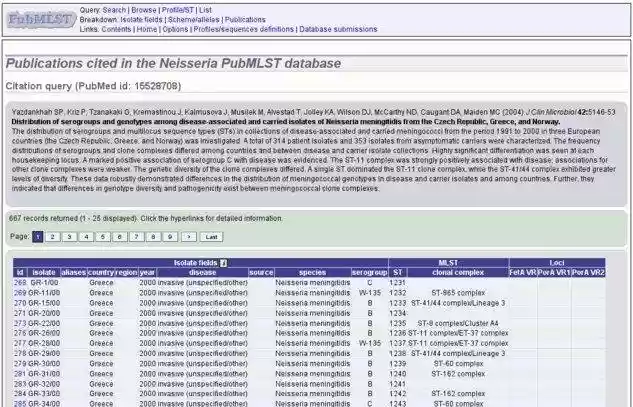 Download web tool or web app BIGSdb