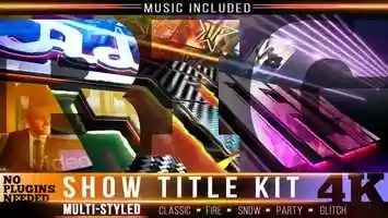 Free download Big Show Logo Title Kit | After Effects Project Files - Videohive template video and edit with RedcoolMedia movie maker MovieStudio video editor online and AudioStudio audio editor onlin