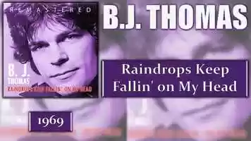 Free download B.J. Thomas ~ Raindrops Keep Fallin on My Head (1969) video and edit with RedcoolMedia movie maker MovieStudio video editor online and AudioStudio audio editor onlin