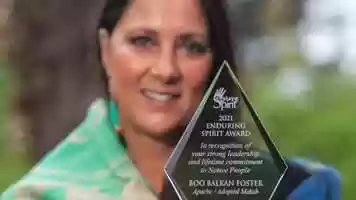 Free download Boo Balkan-Foster - 2021 Enduring Spirit Award video and edit with RedcoolMedia movie maker MovieStudio video editor online and AudioStudio audio editor onlin