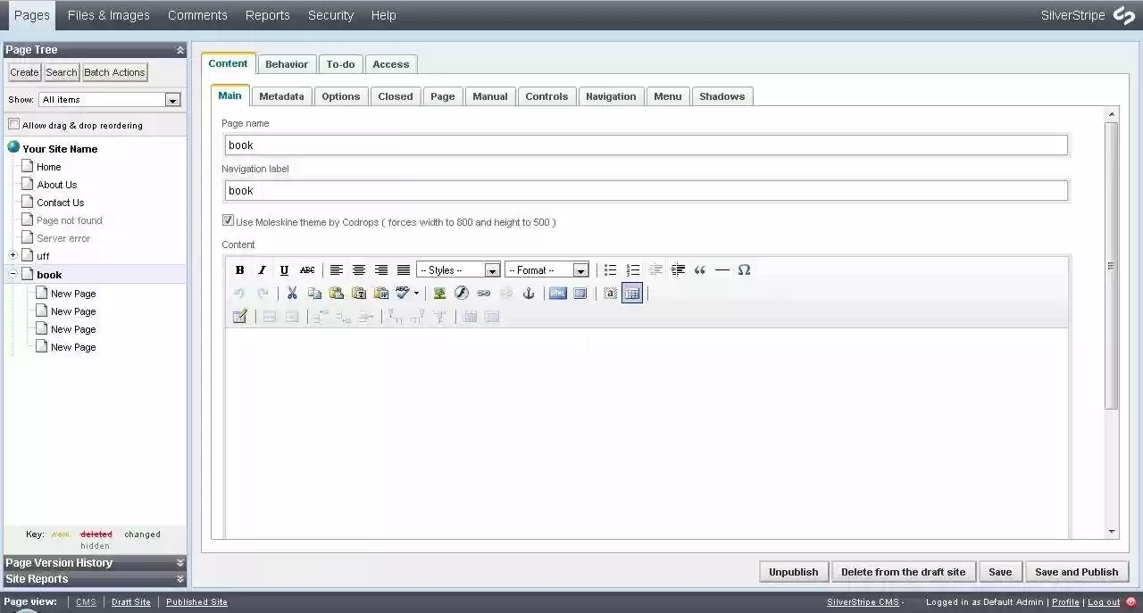 Download web tool or web app Booklet Silverstripe Module