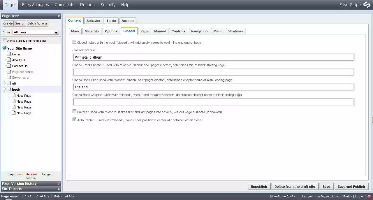 Download web tool or web app Booklet Silverstripe Module