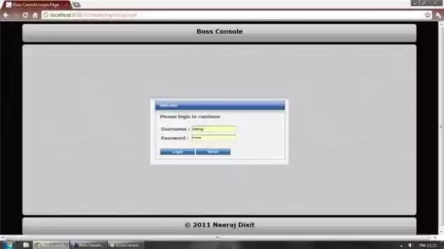 Download web tool or web app BossConsole