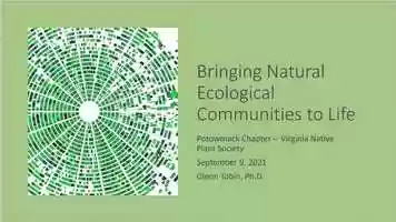 Free download Bringing Natural Ecological Communities to Life with Glenn Tobin.mp4 video and edit with RedcoolMedia movie maker MovieStudio video editor online and AudioStudio audio editor onlin