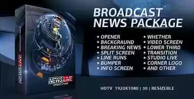 Free download Broadcast News Package | After Effects Project Files - Videohive template video and edit with RedcoolMedia movie maker MovieStudio video editor online and AudioStudio audio editor onlin