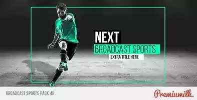 Free download Broadcast Sports Pack | After Effects Template video and edit with RedcoolMedia movie maker MovieStudio video editor online and AudioStudio audio editor onlin