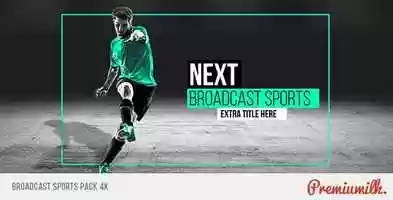 Free download Broadcast Sports Pack Motion Design video and edit with RedcoolMedia movie maker MovieStudio video editor online and AudioStudio audio editor onlin