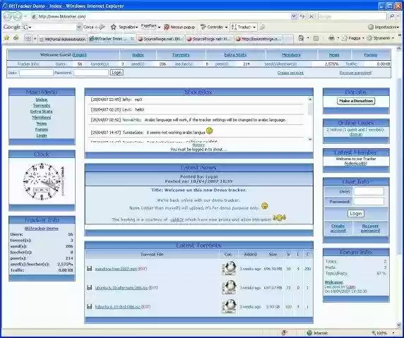 Download web tool or web app BtiTracker