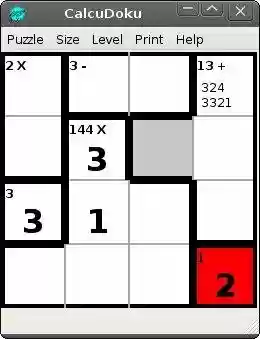 Download web tool or web app CalcuDoku