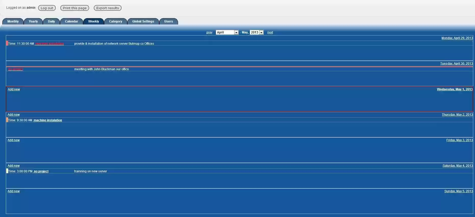 Download web tool or web app calendar for freelancers Download web tool or web app calendar for freelancers