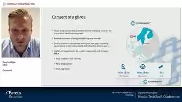 Free download Carasent  Pareto Securities Nordic TechSaaS Conference 2021 video and edit with RedcoolMedia movie maker MovieStudio video editor online and AudioStudio audio editor onlin