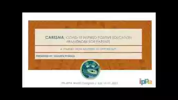 Free download CaReSMA  Positive Education Framework - Journey Of A Family From Adversity To Opportunity video and edit with RedcoolMedia movie maker MovieStudio video editor online and AudioStudio audio editor onlin