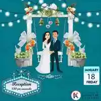 Free download Caricature Wedding Invitation | Cartoon Caricature Animation Wedding Video video and edit with RedcoolMedia movie maker MovieStudio video editor online and AudioStudio audio editor onlin