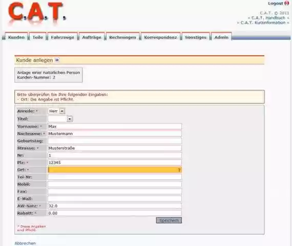 Download web tool or web app C.A.T. (Customer Administration Tool) Download web tool or web app C.A.T. (Customer Administration Tool)
