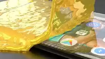 Free download Cellphone poured with melted gold video and edit with RedcoolMedia movie maker MovieStudio video editor online and AudioStudio audio editor onlin