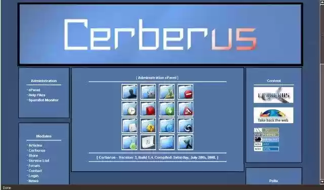 Download web tool or web app Cerberus Content Management System