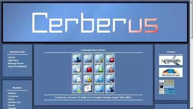 Download web tool or web app Cerberus Content Management System
