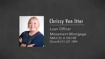 Free download Chrissy Von Itter from Movement Mortgage video and edit with RedcoolMedia movie maker MovieStudio video editor online and AudioStudio audio editor onlin