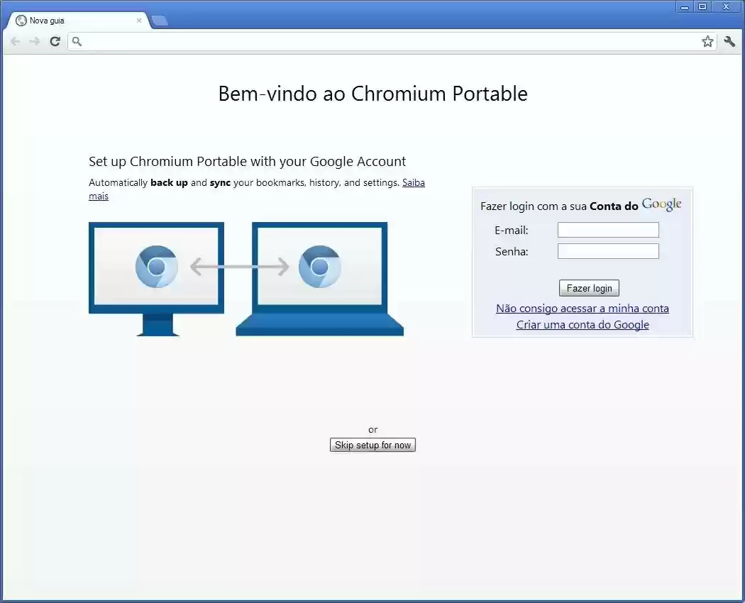 Download web tool or web app Chromium Portable