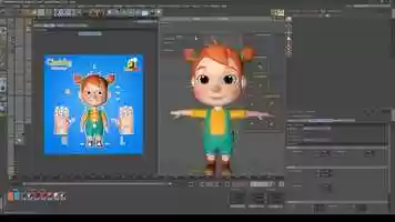 Free download Chubby Character-Rigging settup and Animation demo video and edit with RedcoolMedia movie maker MovieStudio video editor online and AudioStudio audio editor onlin