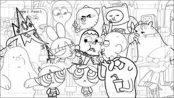 Free download Cine cartoon-STORYBOARD  LAYOUT video and edit with RedcoolMedia movie maker MovieStudio video editor online and AudioStudio audio editor onlin